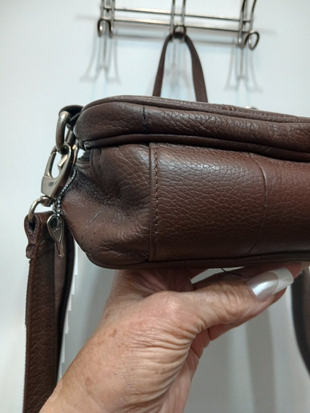 Roma Leather Backpack🤎 - Picture 4 of 10